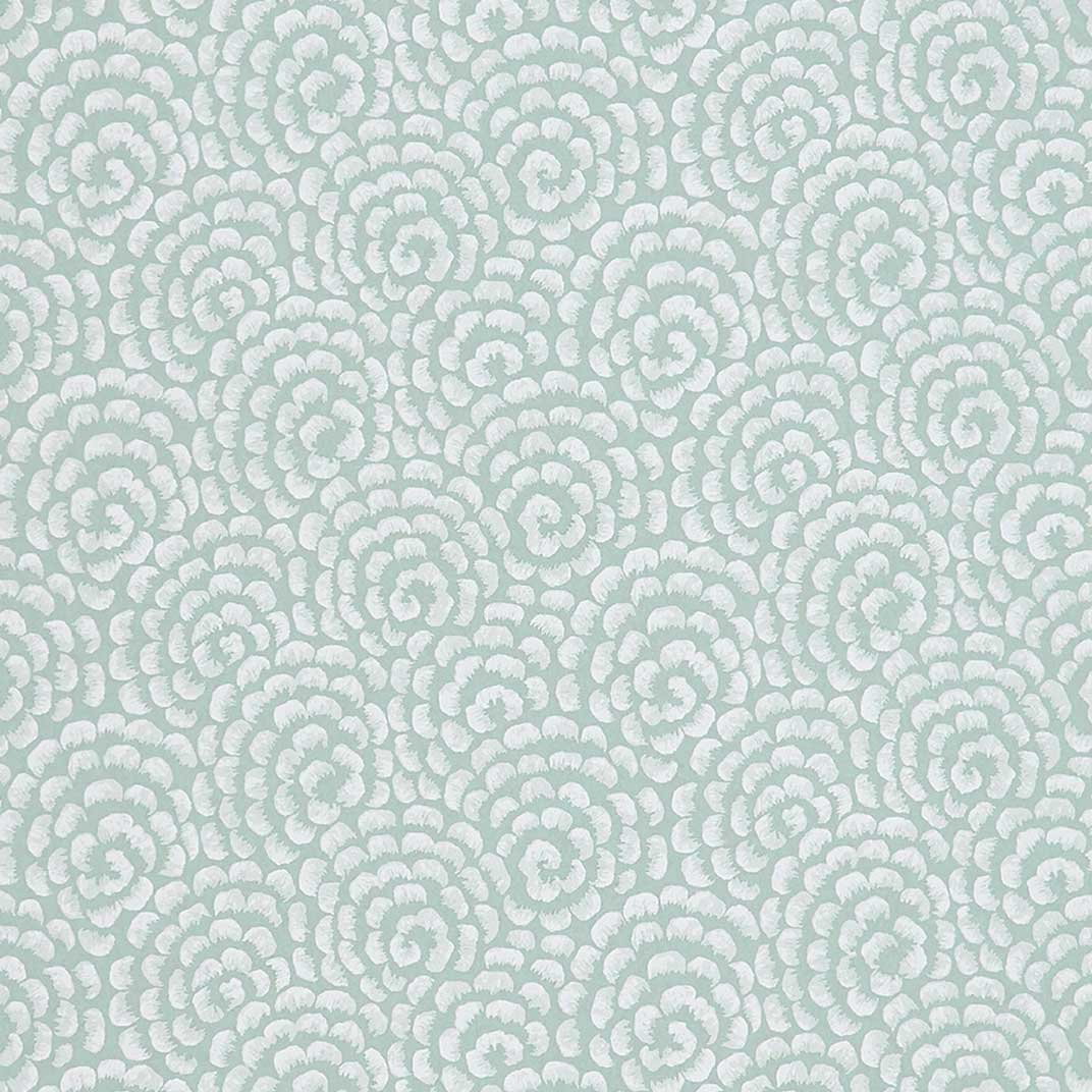 Kingsley Duck Egg/Ivory — Nina Campbell tapet