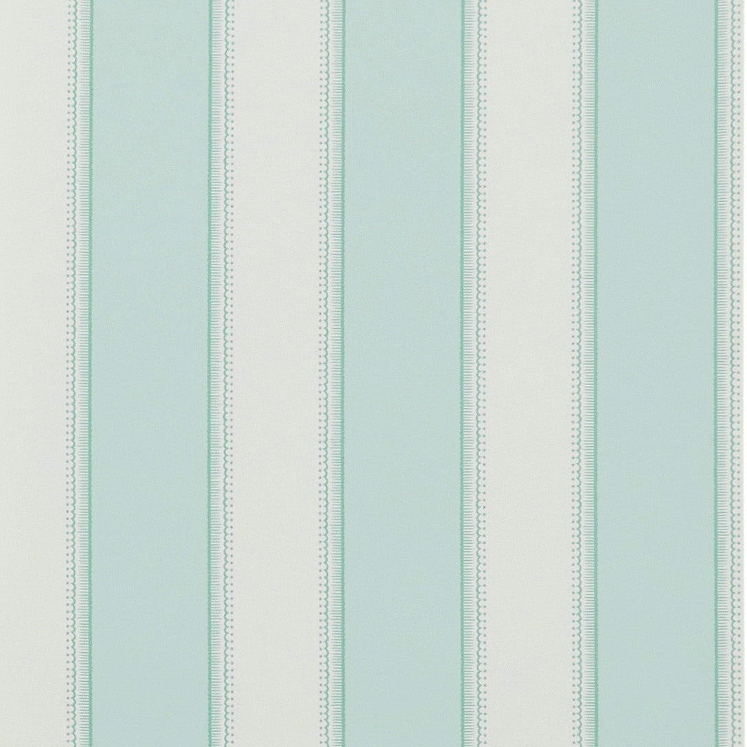 Sackville Stripe Aqua — Nina Campbell tapet