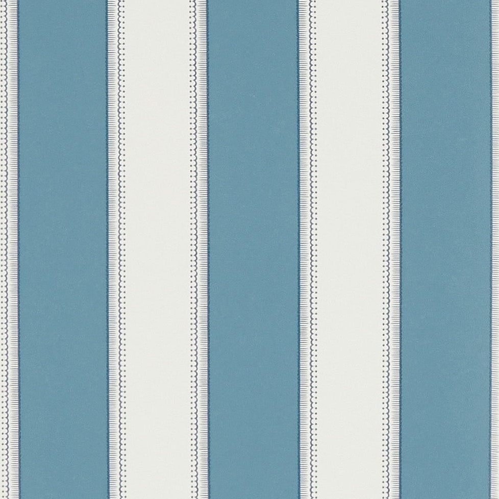 Sackville Stripe Blue — Nina Campbell tapet