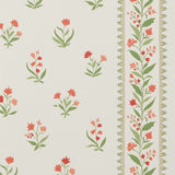 Petit Dapuri Coral/Sage — Nina Campbell tapet