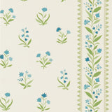 Petit Dapuri Blue/Green — Nina Campbell tapet