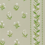 Petit Dapuri White/Green — Nina Campbell tapet