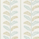 Plumier Aqua/Beige — Nina Campbell tapet