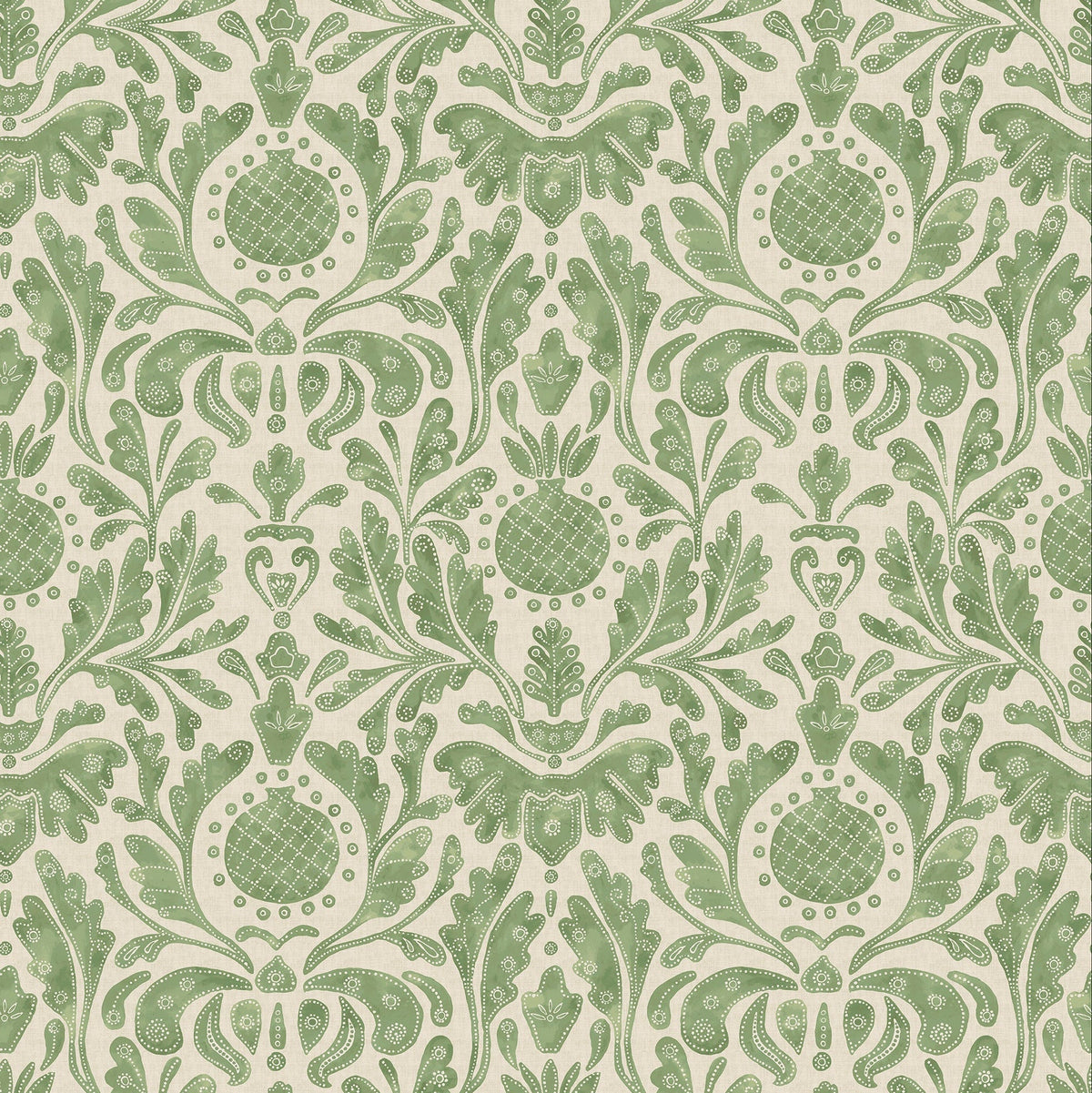 Castellane Green — Nina Campbell tapet