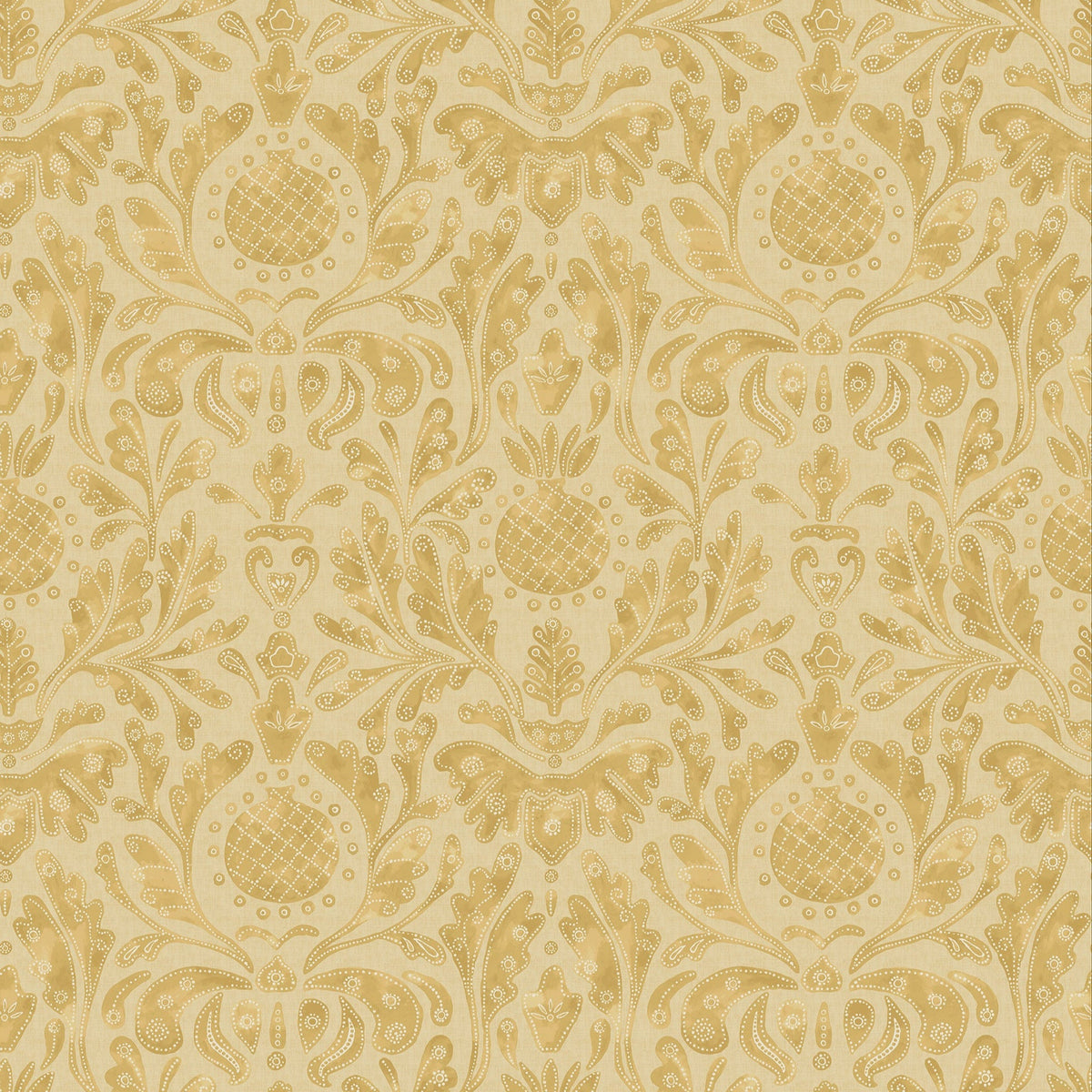 Castellane Yellow — Nina Campbell tapet