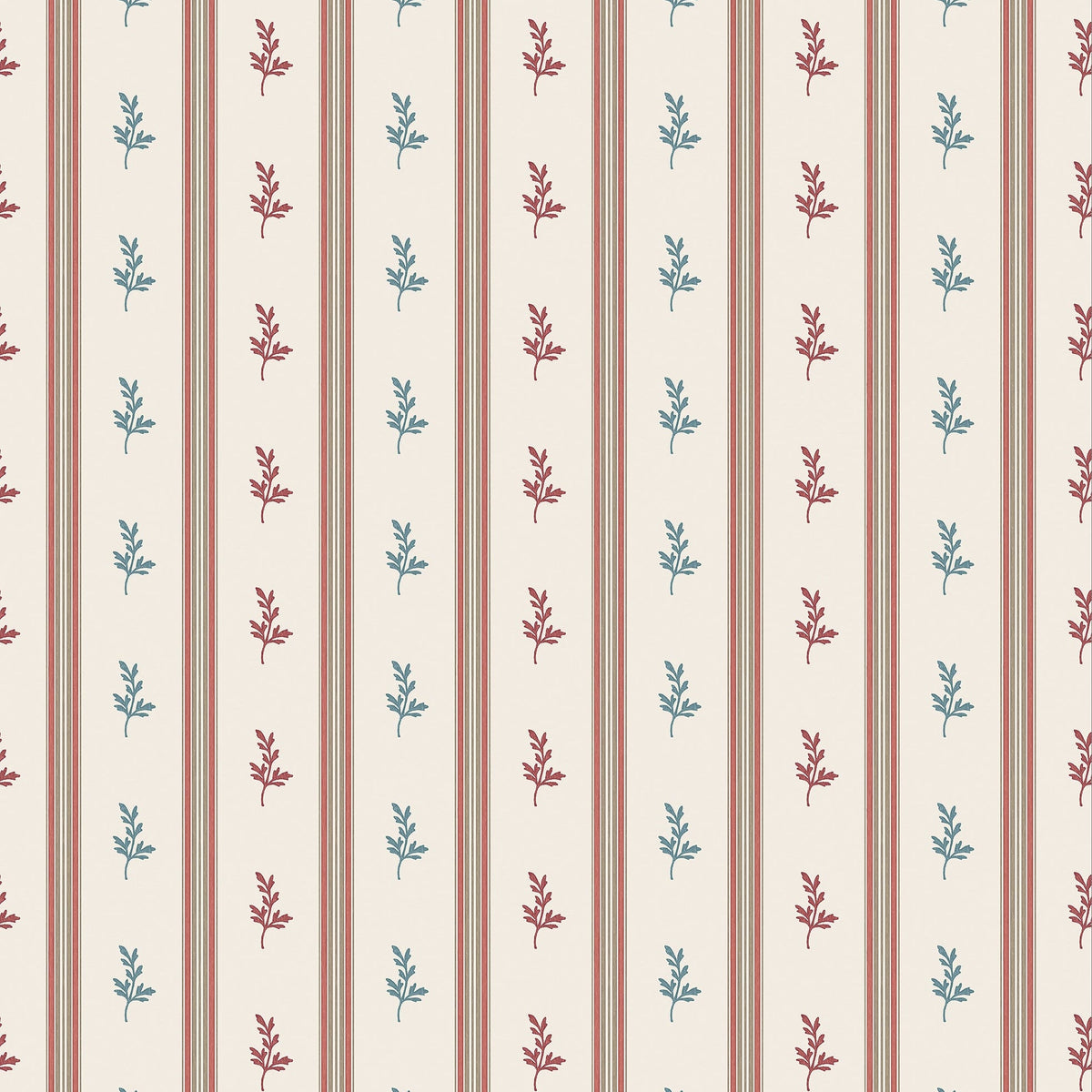 Anduze Red/Teal — Nina Campbell tapet
