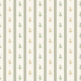 Anduze Green/Ochre/Chocolate — Nina Campbell tapet