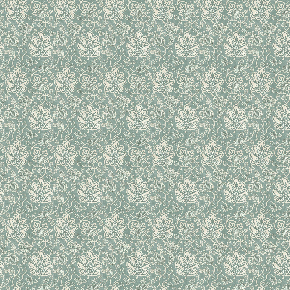 Annecy Teal — Nina Campbell tapet