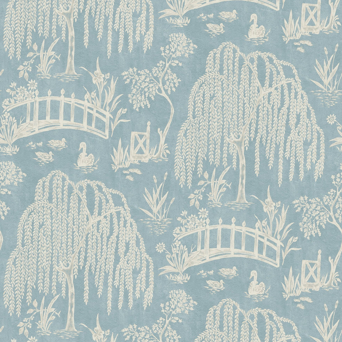 Les Saules Blue — Nina Campbell tapet