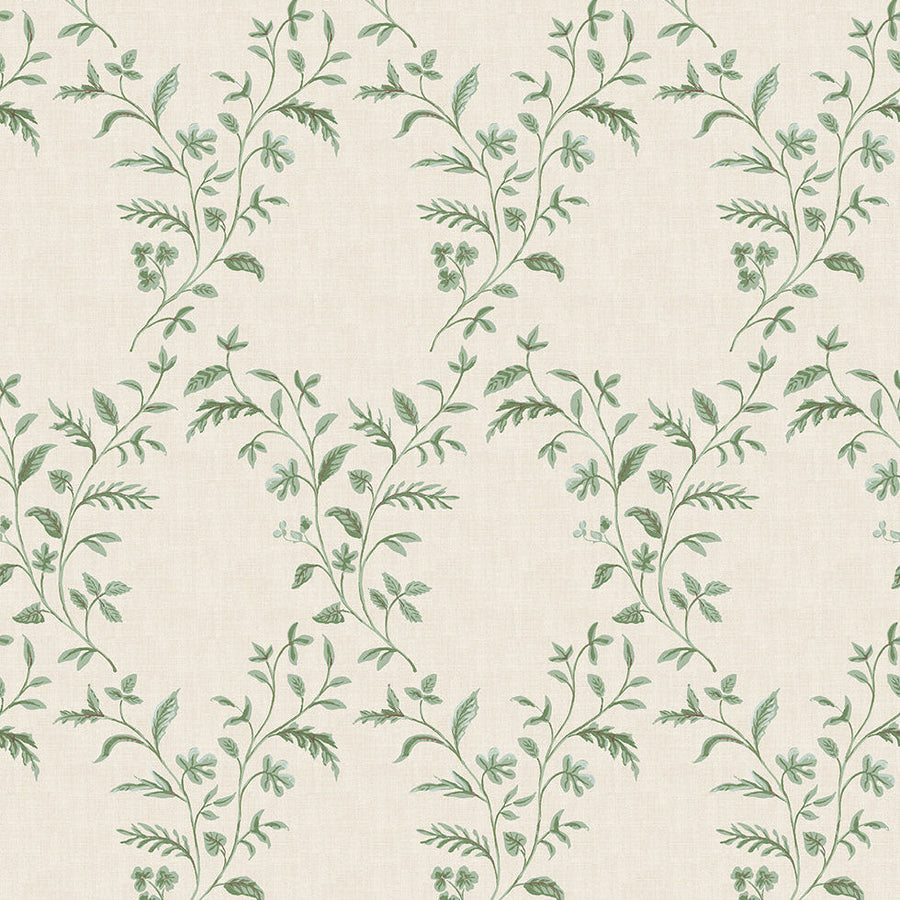 Hollingbourne Trellis Tapet — Nina Campbell