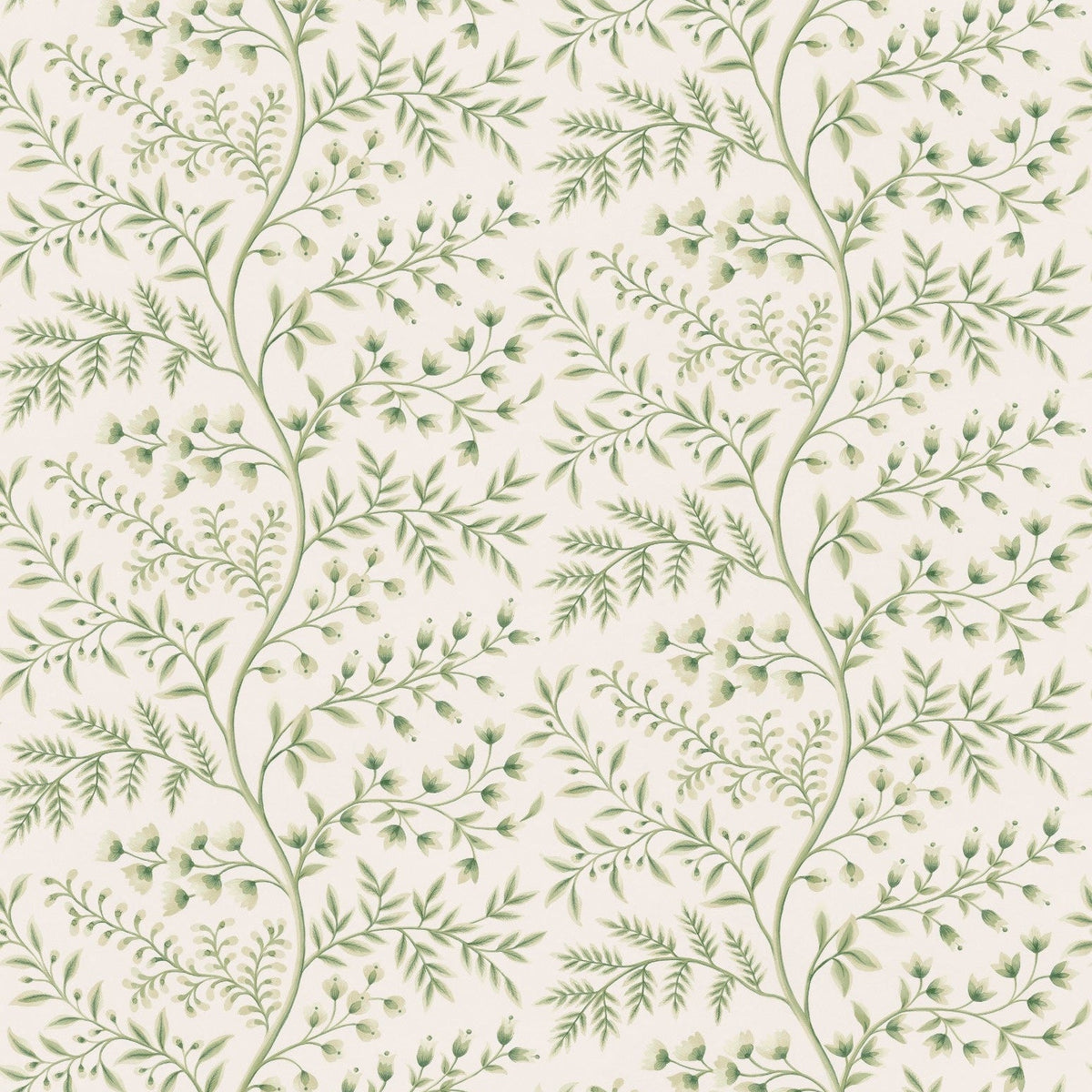 Lamballe Green/Ivory — Nina Campbell tapet