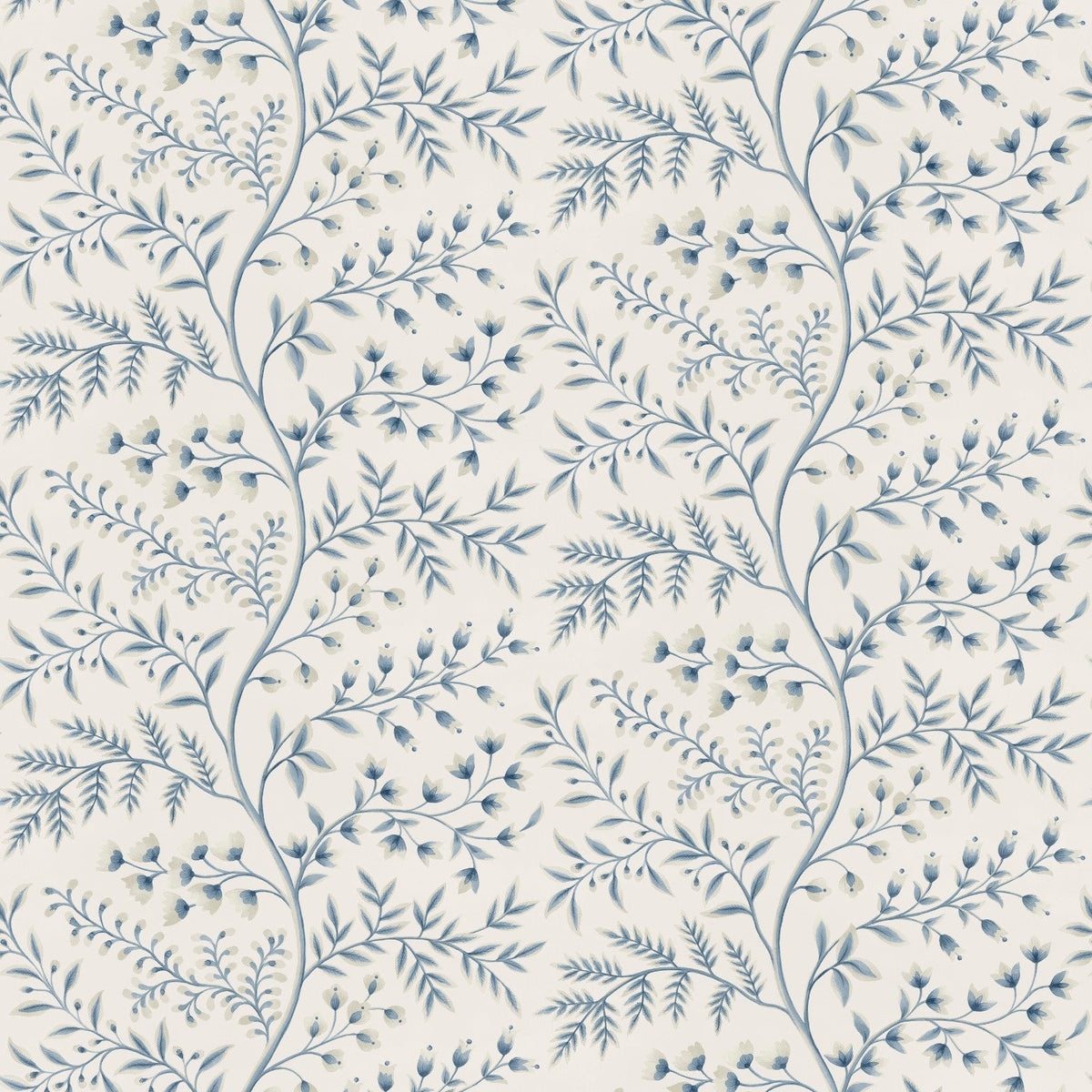 Lamballe Blue/Ivory — Nina Campbell tapet