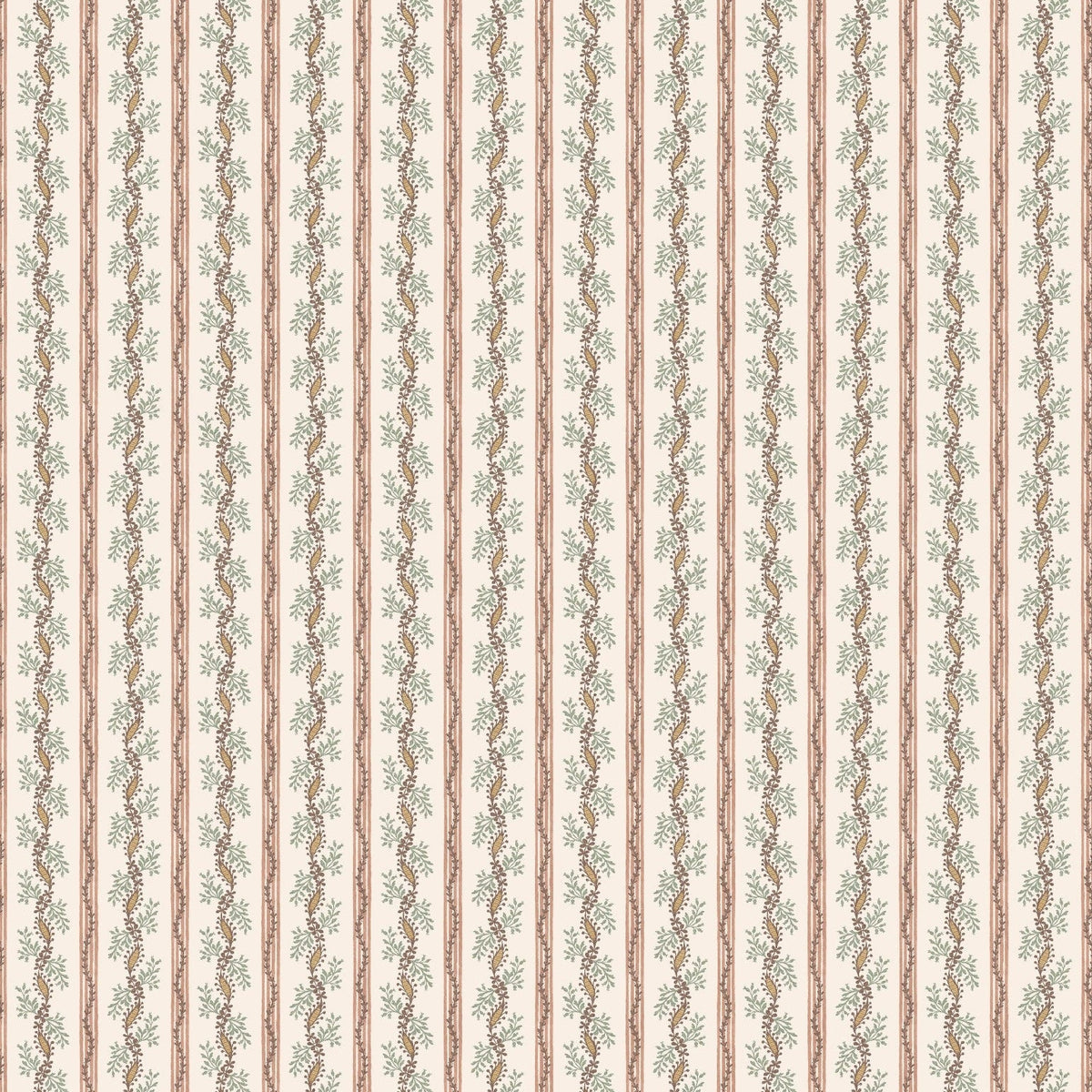 Odile Coral/Eucalyptus — Nina Campbell tapet