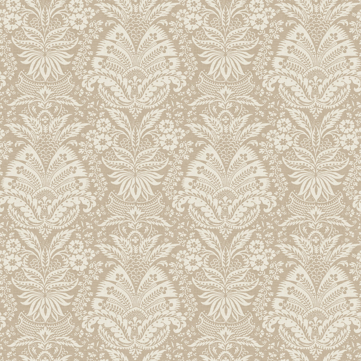 Bourton Damask Linen — Nina Campbell tapet