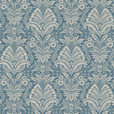 Bourton Damask Blue — Nina Campbell tapet