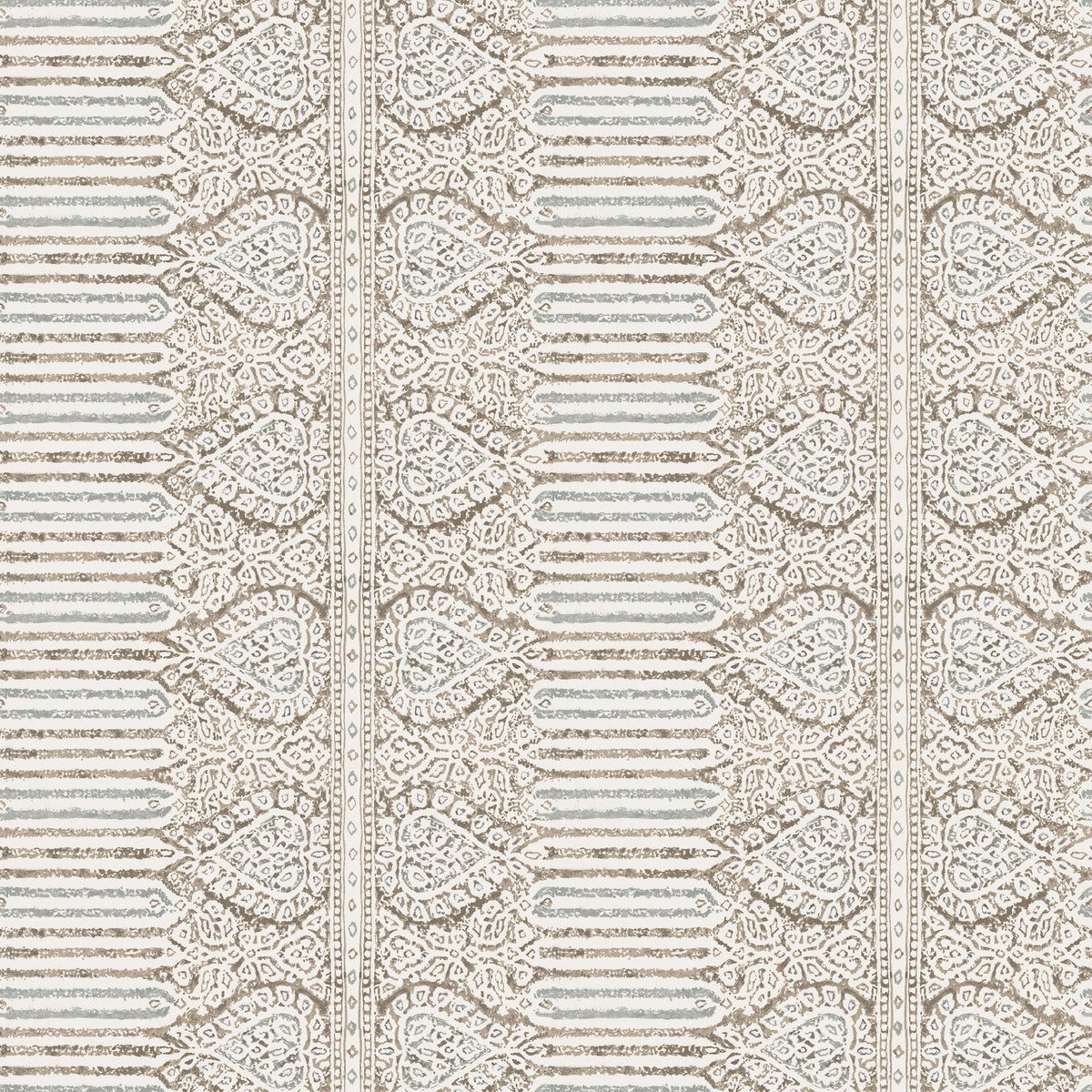 Nicolet Beige/Duck Egg — Nina Campbell tapet
