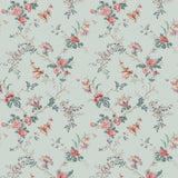 Boscobel Duck Egg/Teal/Pink — Nina Campbell tapet