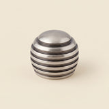 Nelson Skåpsknopp — Hand-borstad nickel