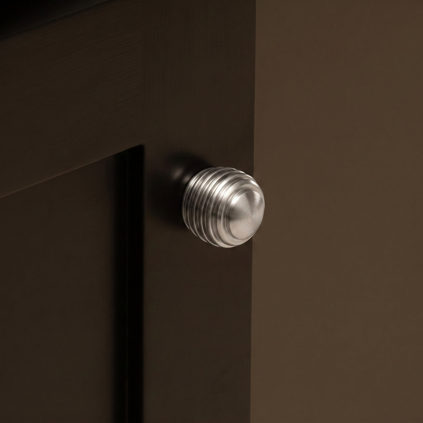 Nelson Skåpsknopp — miljöbild, Satin nickel
