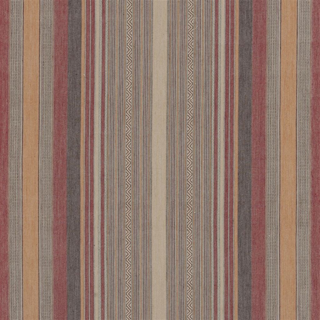 New Blue Mesa Stripe Clay — Ralph Lauren Home tyg