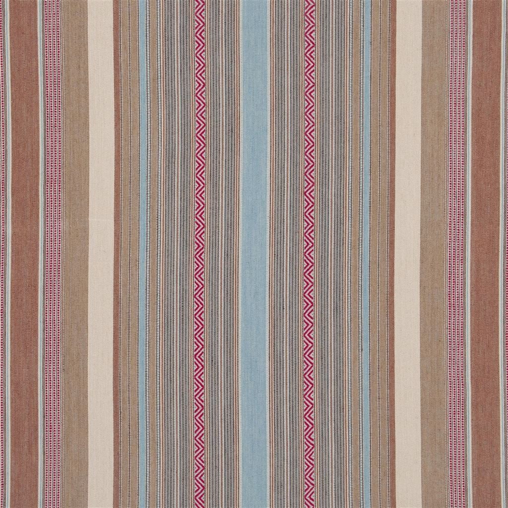 New Blue Mesa Stripe Turquoise — Ralph Lauren Home tyg