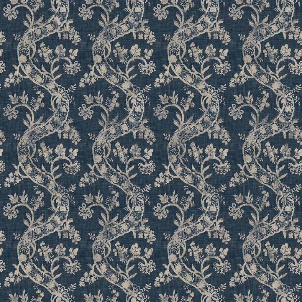 New Creek Indigo — Ralph Lauren Home tyg