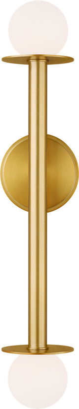 Nodes Double Vägglampa — Kelly Wearstler for Visual Comfort & Co. detaljbild
