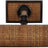 Bronze and Natural Woven Rattan