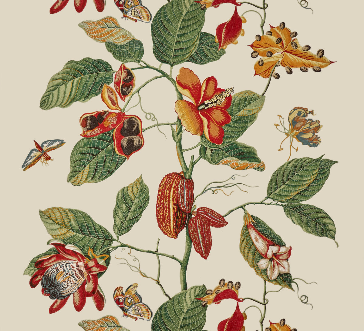 Nakai Broderie PRINTEMPS — Pierre Frey fabric