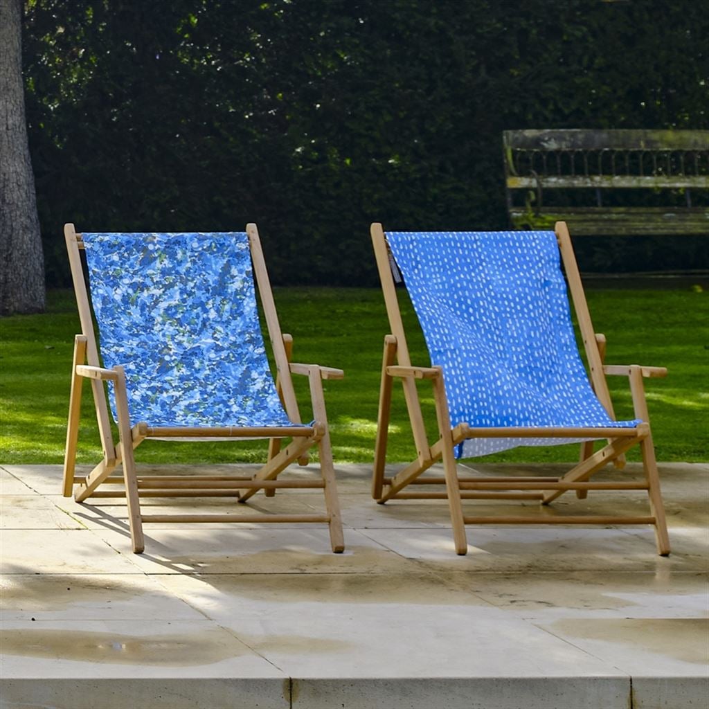 Odisha Outdoor Tyg — Designers Guild i miljö