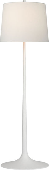 Oscar Large Sculpted Golvlampa Plaster White
