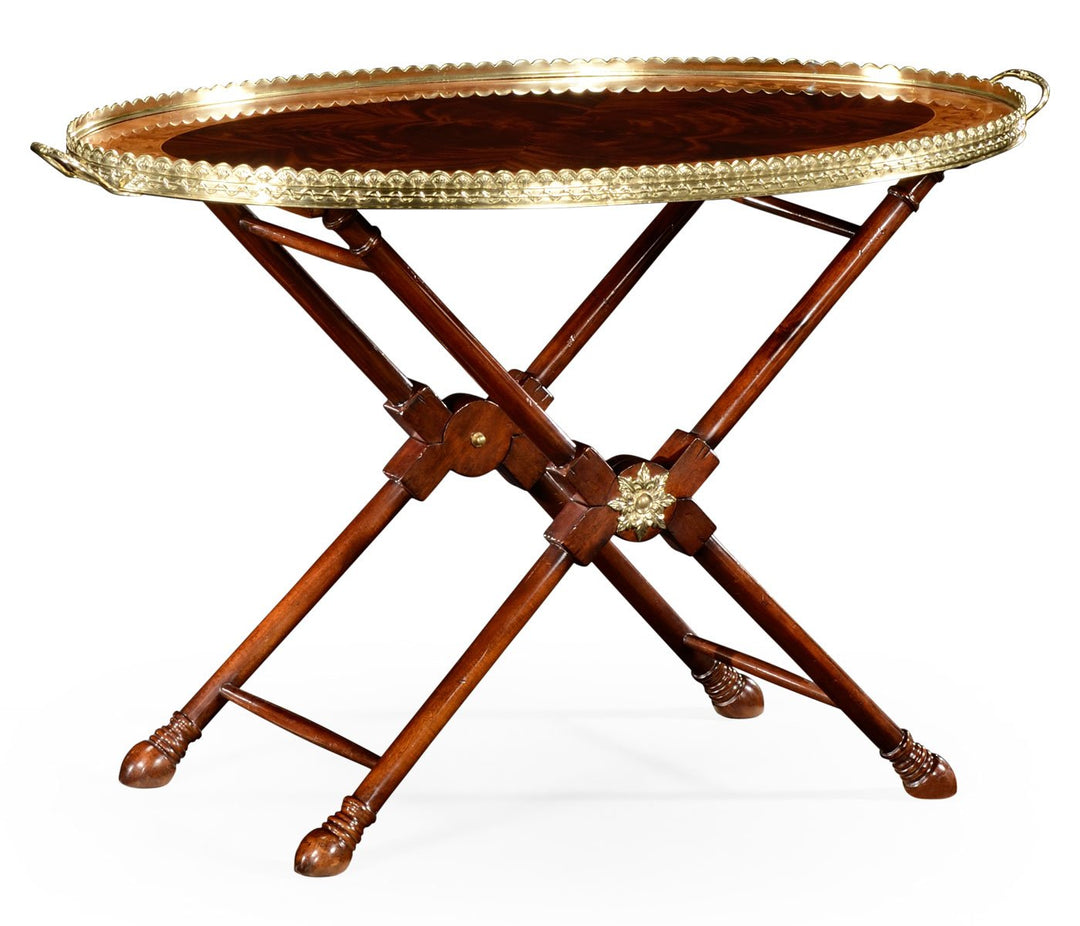 Oval Serving Tray on Stand Georgian