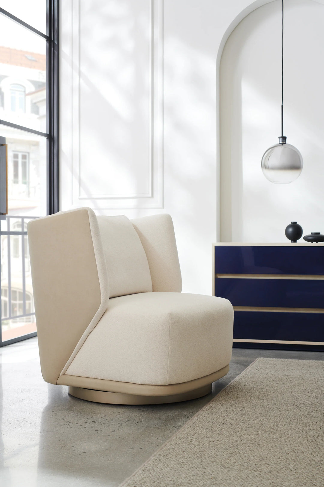 Seville Swivel Chair - Caracole