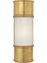 Oxford 12" Bath Vägglampa — Antique-Burnished Brass