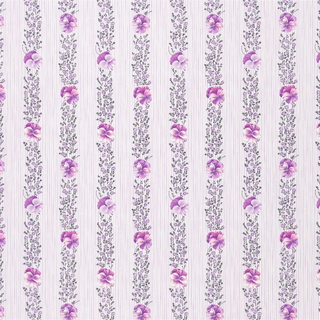 Pansy Stripe Crocus — Designers Guild tyg