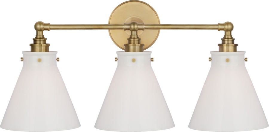 Parkington 24" Three Light Vägglampa — Chapman & Myers for Visual Comfort & Co.