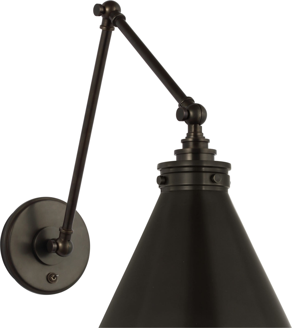 Parkington Double Library Wall Light — Chapman & Myers for Visual Comfort & Co. — Bronze
