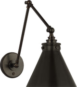 Parkington Double Library Wall Light — Chapman & Myers for Visual Comfort & Co. — Bronze