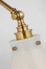 Parkington Double Library Wall Light — Chapman & Myers for Visual Comfort & Co. detail