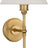 Antique-Burnished Brass with Linen Shade