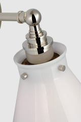 Parkington Small Single Vägglampa — Chapman & Myers for Visual Comfort & Co. detaljbild