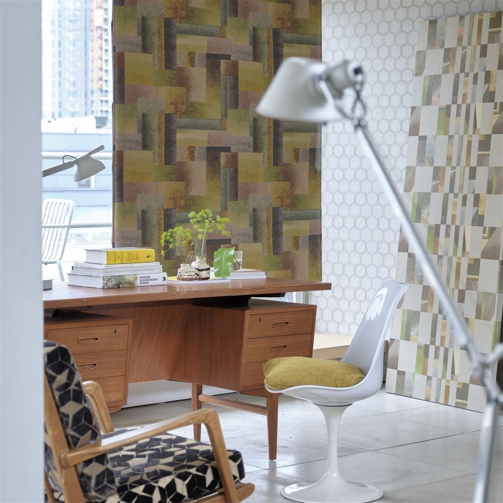 Parterre Geo Tyg — Designers Guild i miljö