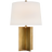 Hand-Rubbed Antique Brass With Linen Shade