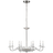 Clear Glass And Polished Nickel
