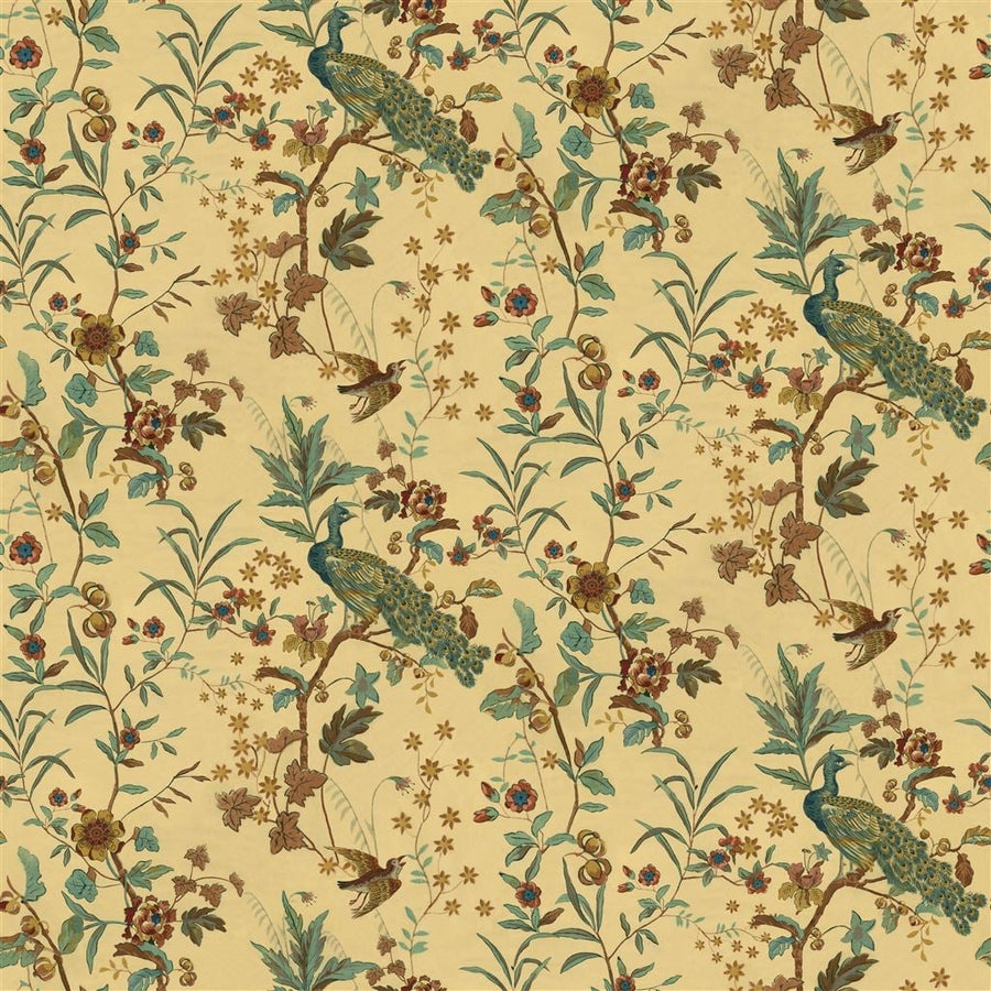 Peacock Toile Tyg