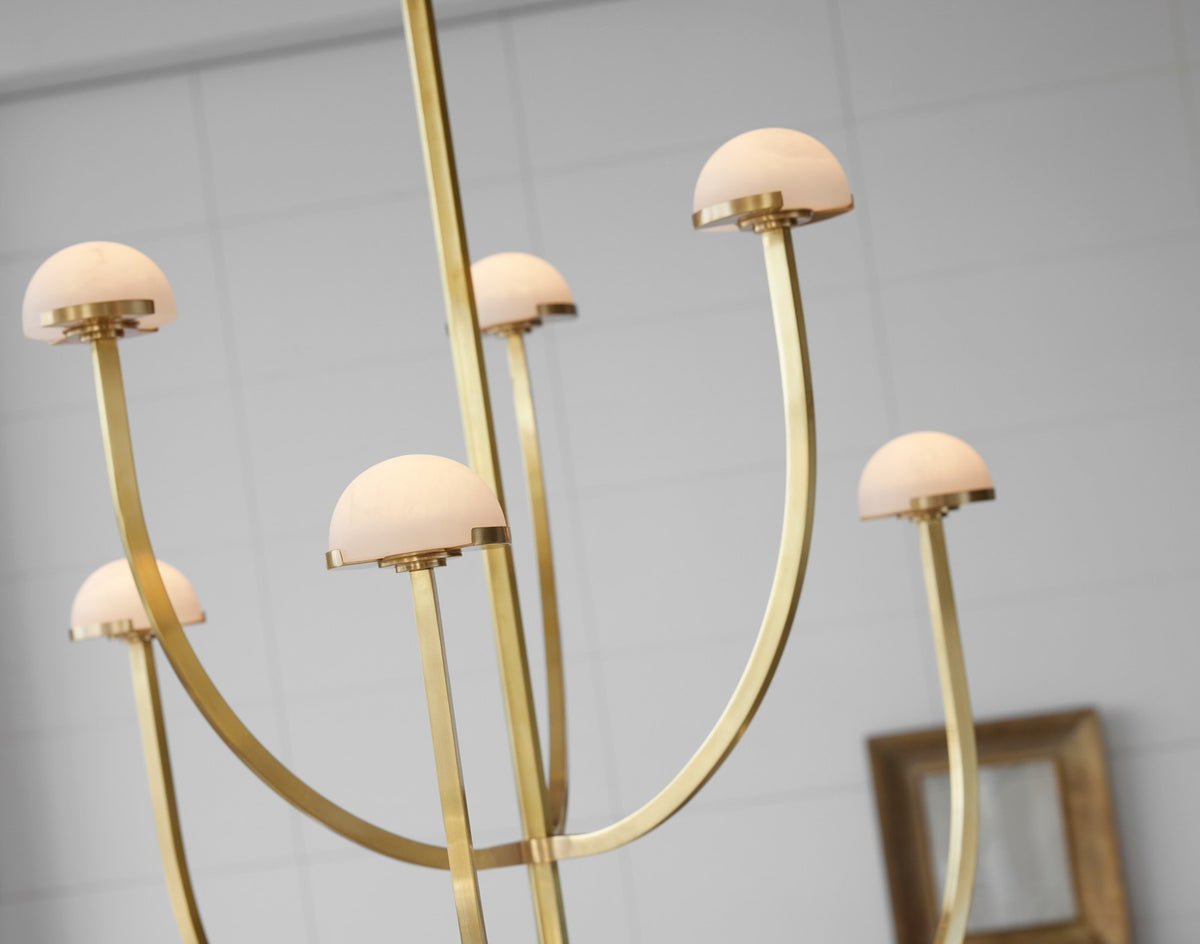 Pedra Large Two-Tier Takkrona — Kelly Wearstler for Visual Comfort & Co. detaljbild
