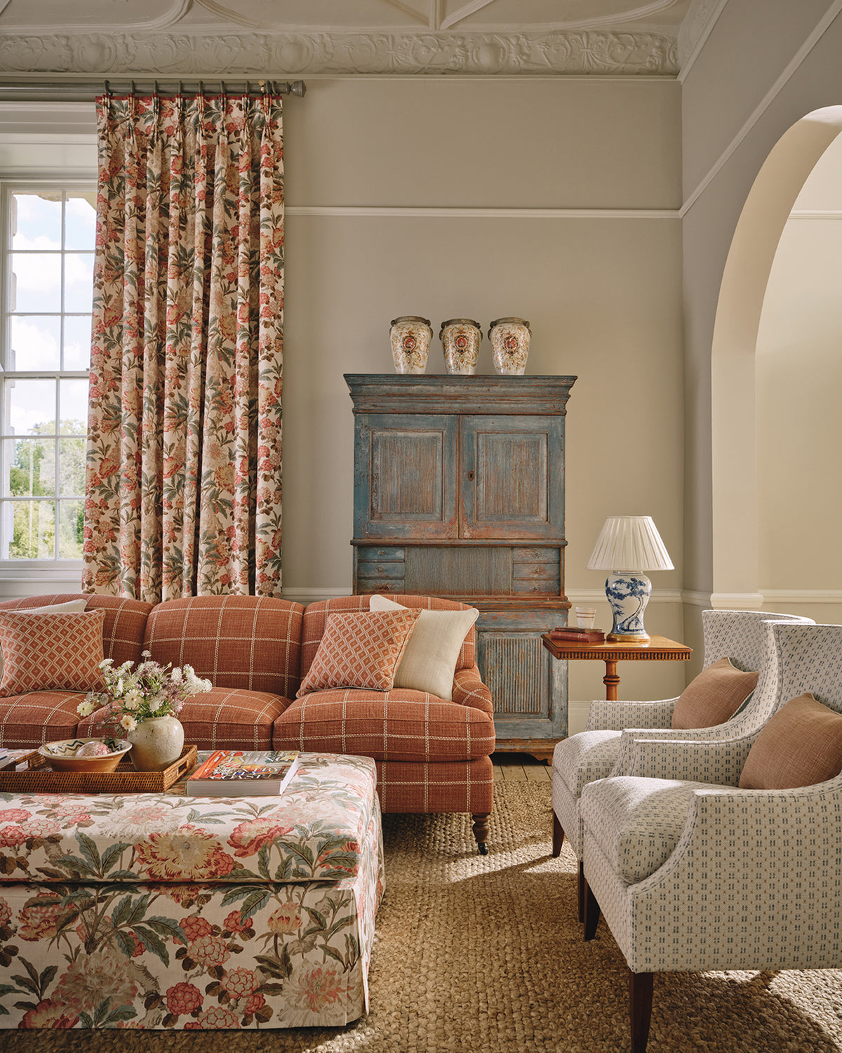 Pendine miljöbild — Colefax & Fowler tyg