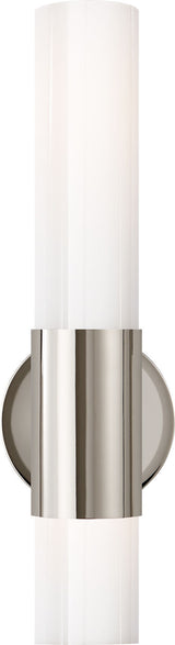 Penz Medium Cylindrical Vägglampa Polished Nickel