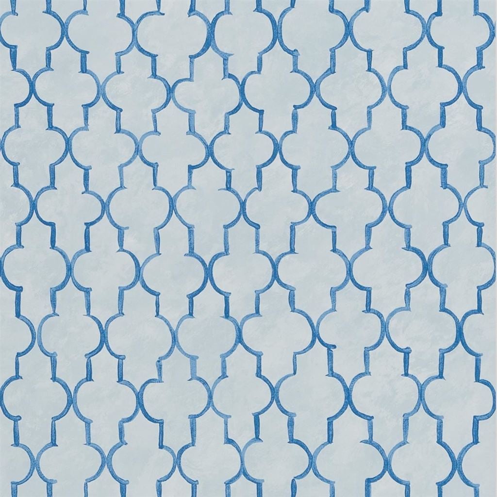 Pergola Trellis Cobalt — Designers Guild tapet