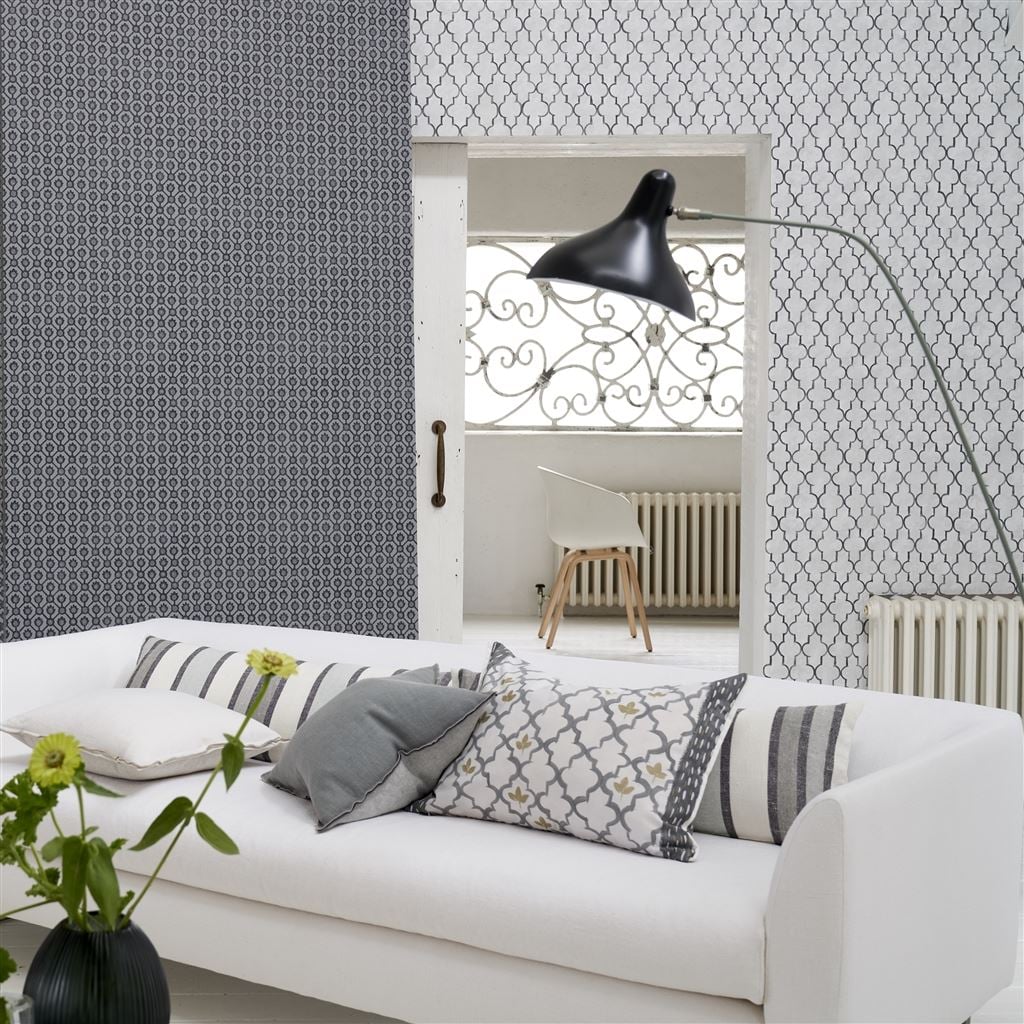 Pergola Trellis Tapet — Designers Guild i miljö